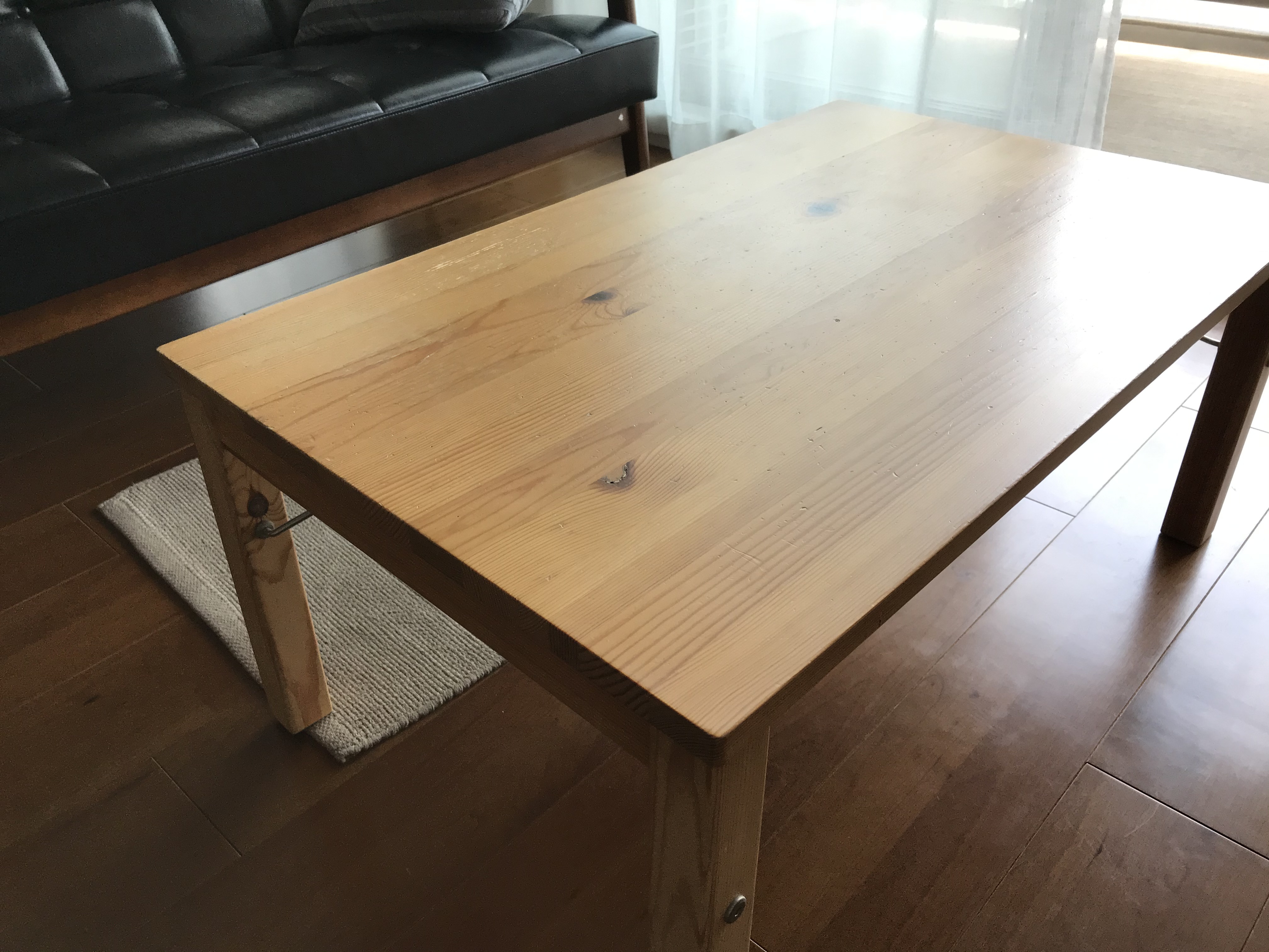 パイン材ローテーブル 折りたたみ式 商品別レビュー 通販 無印良品