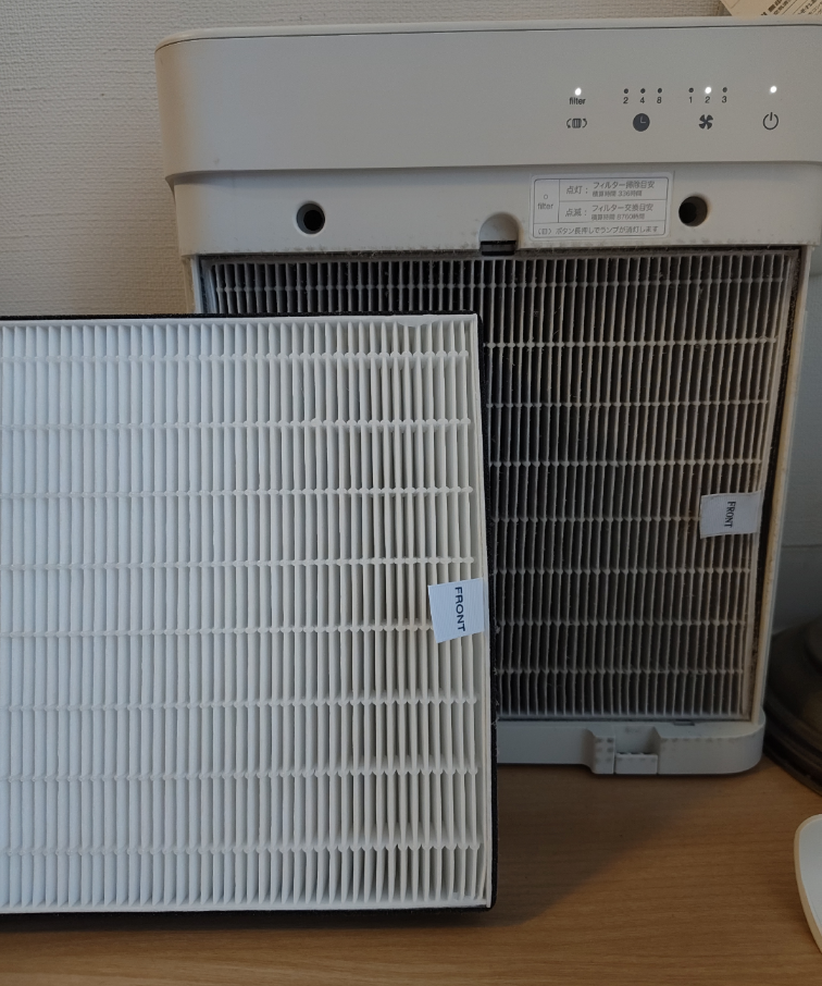 無印良品　コンパクト空気清浄機　交換用フィルター2枚付き コンパクト空気清浄機用 フィルター | 無印良品