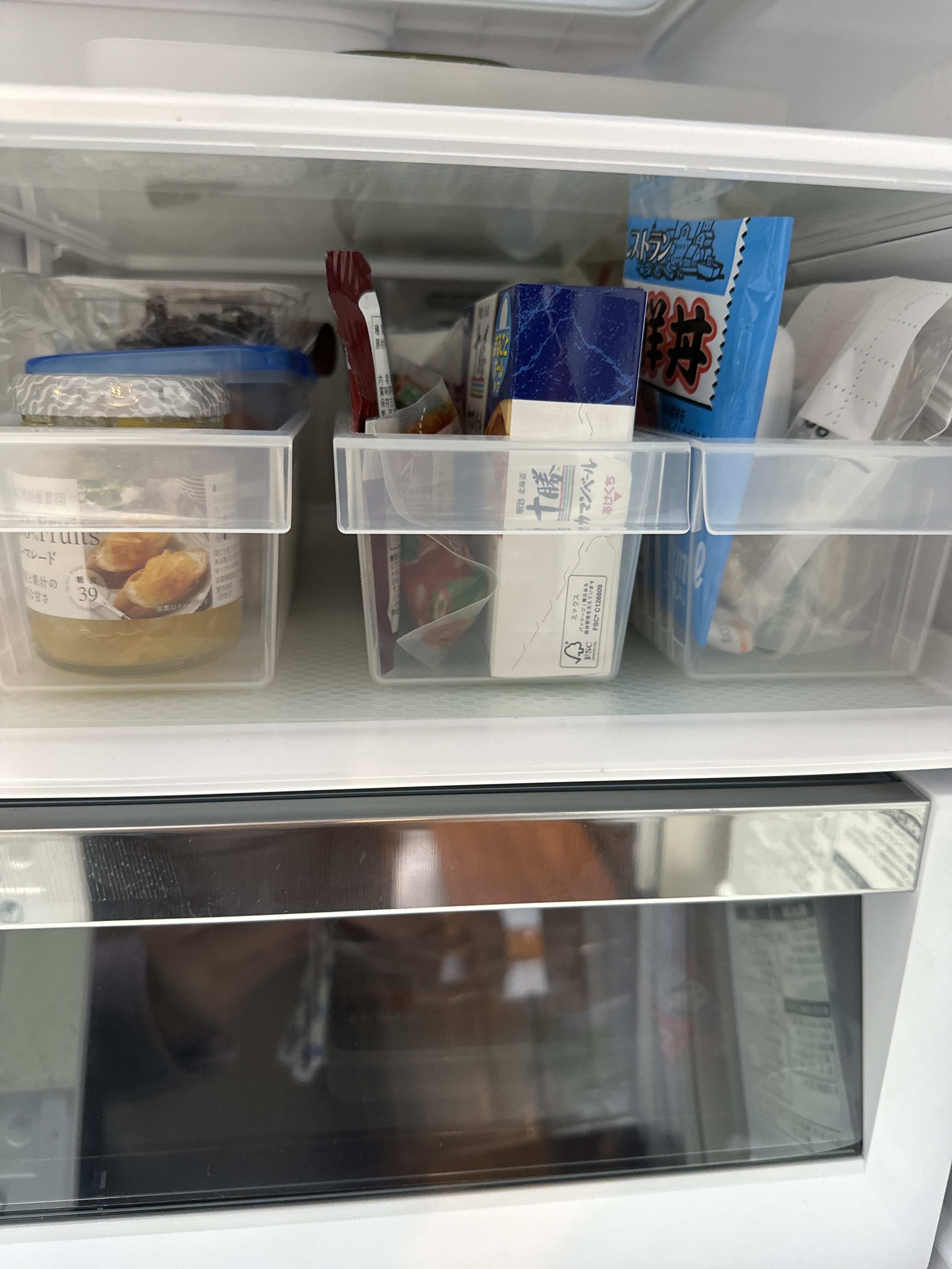 無印良品の冷蔵庫272Lのトレー上から 大中2枚＆野菜庫のバスケット 全て未使用 冷蔵庫 272L | 無印良品